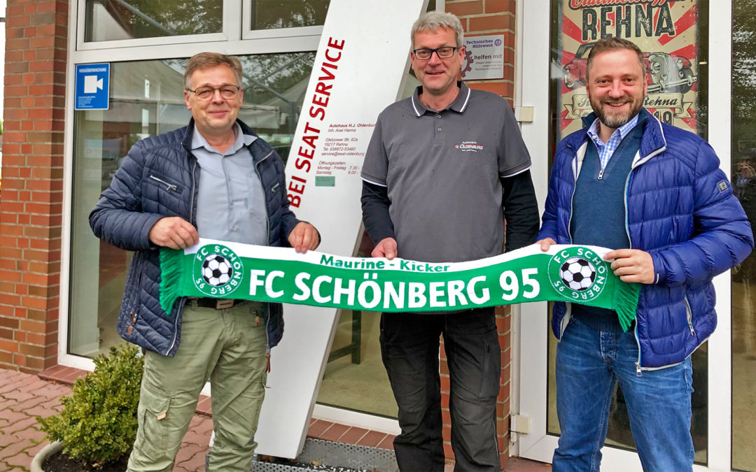 Autohaus Oldenburg neuer Partner des FC Schönberg 95