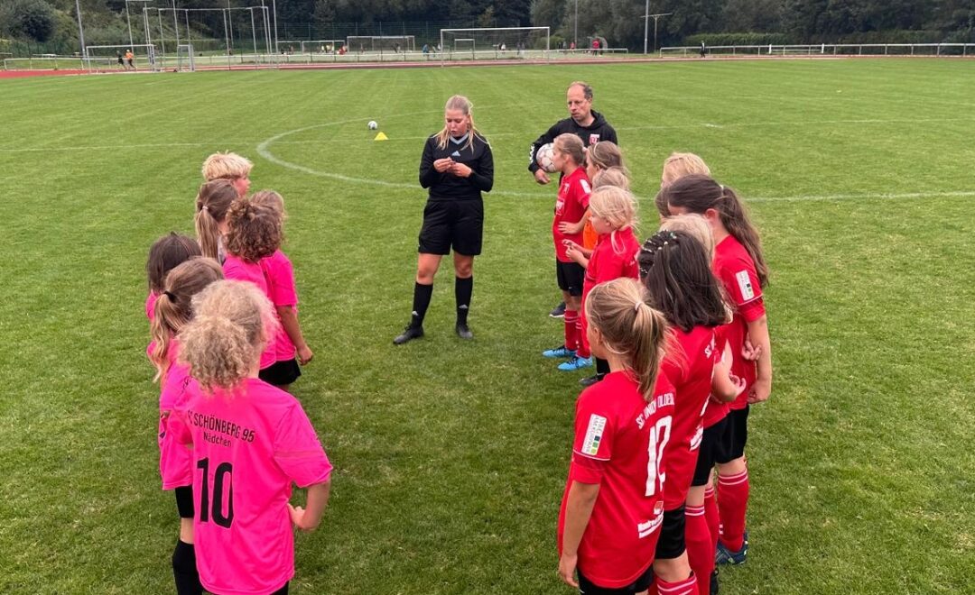 Freundschaftsspiel unter Mädchen (E-Juniorinnen) SC Union Oldesloe – FC Schönberg